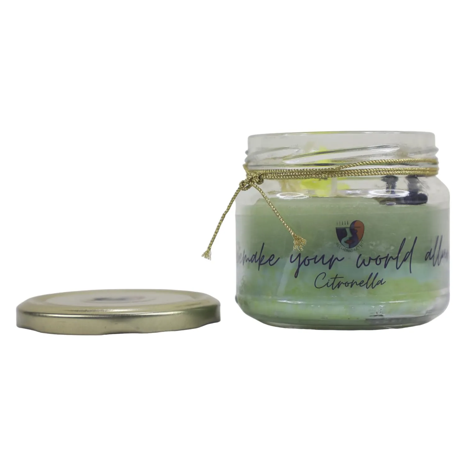 Alluring Artsy Alluring Transparent Candle for Home Decor | Long Lasting | for Gifting (Single Piece)