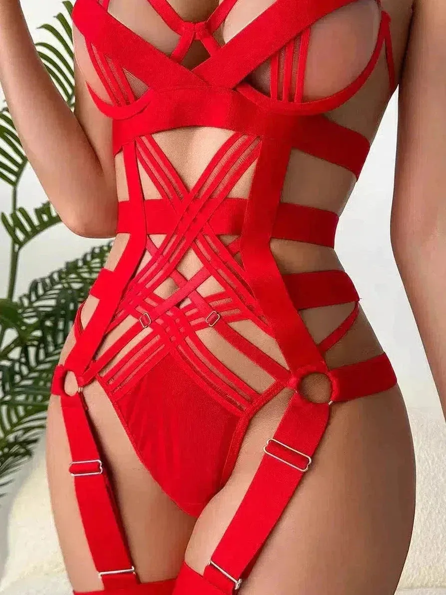 Anahi Bodysuit - Red