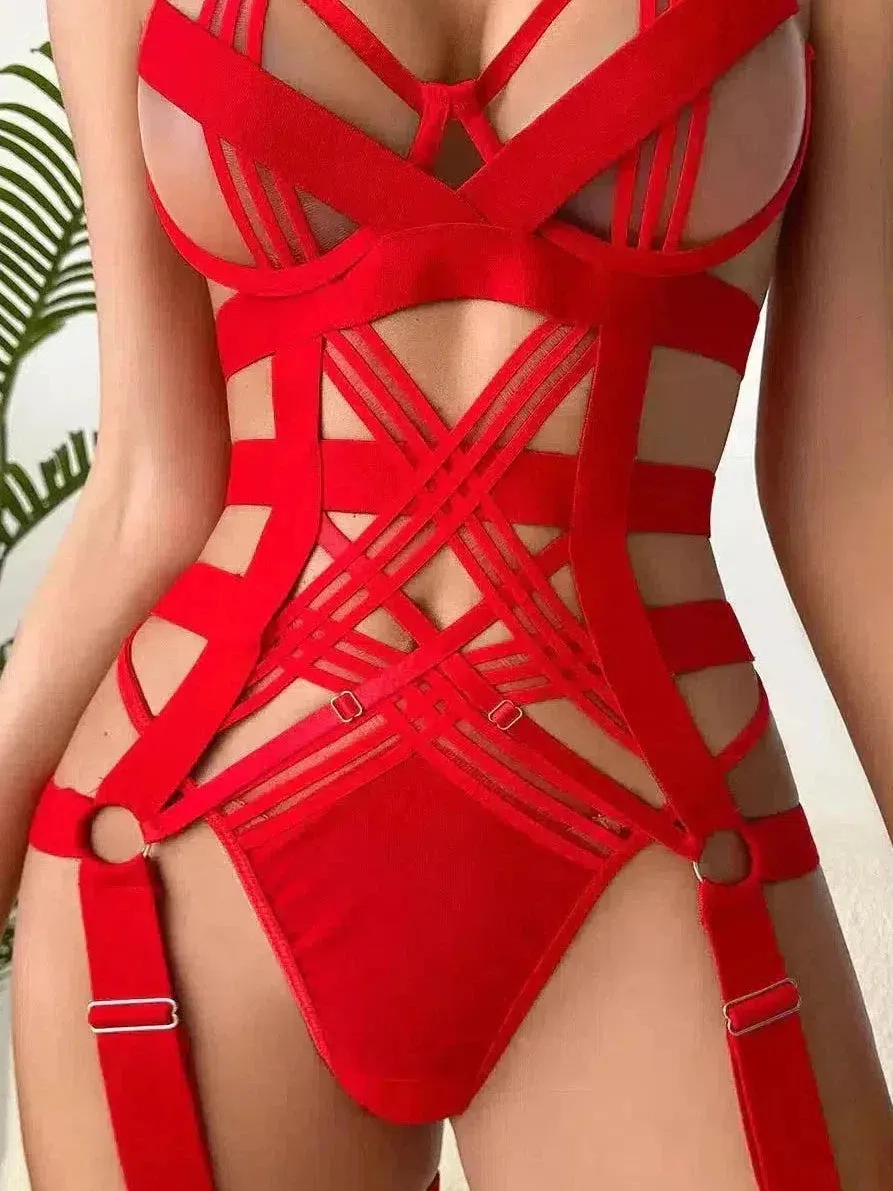 Anahi Bodysuit - Red