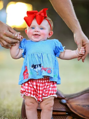 Baby Girls Farm Short Set