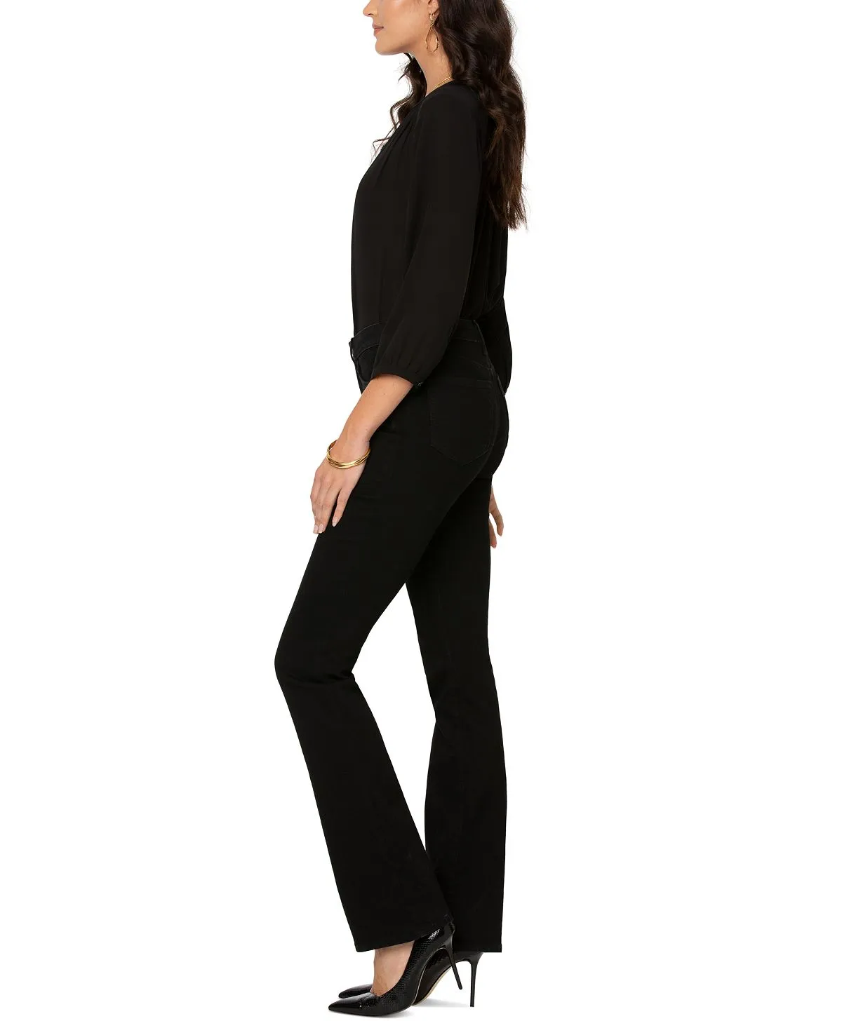 Barbara jeans with belly adjustment NYDJ, black