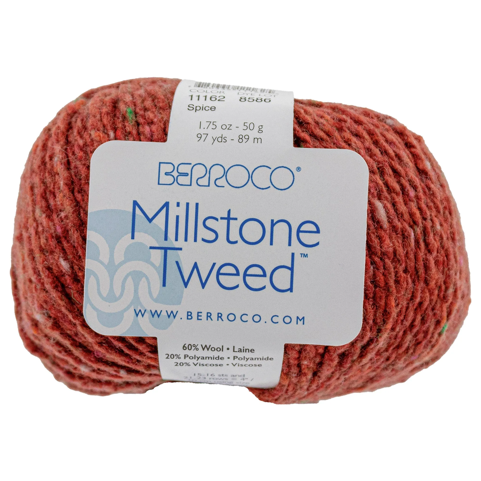 Berroco Millstone Tweed Yarn - 11162 Spice