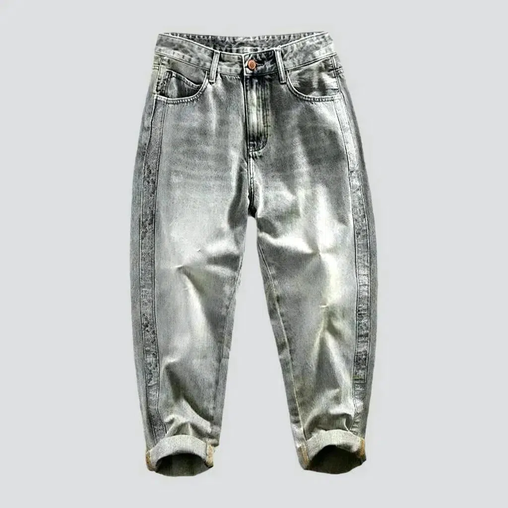 Bleached men's jeans