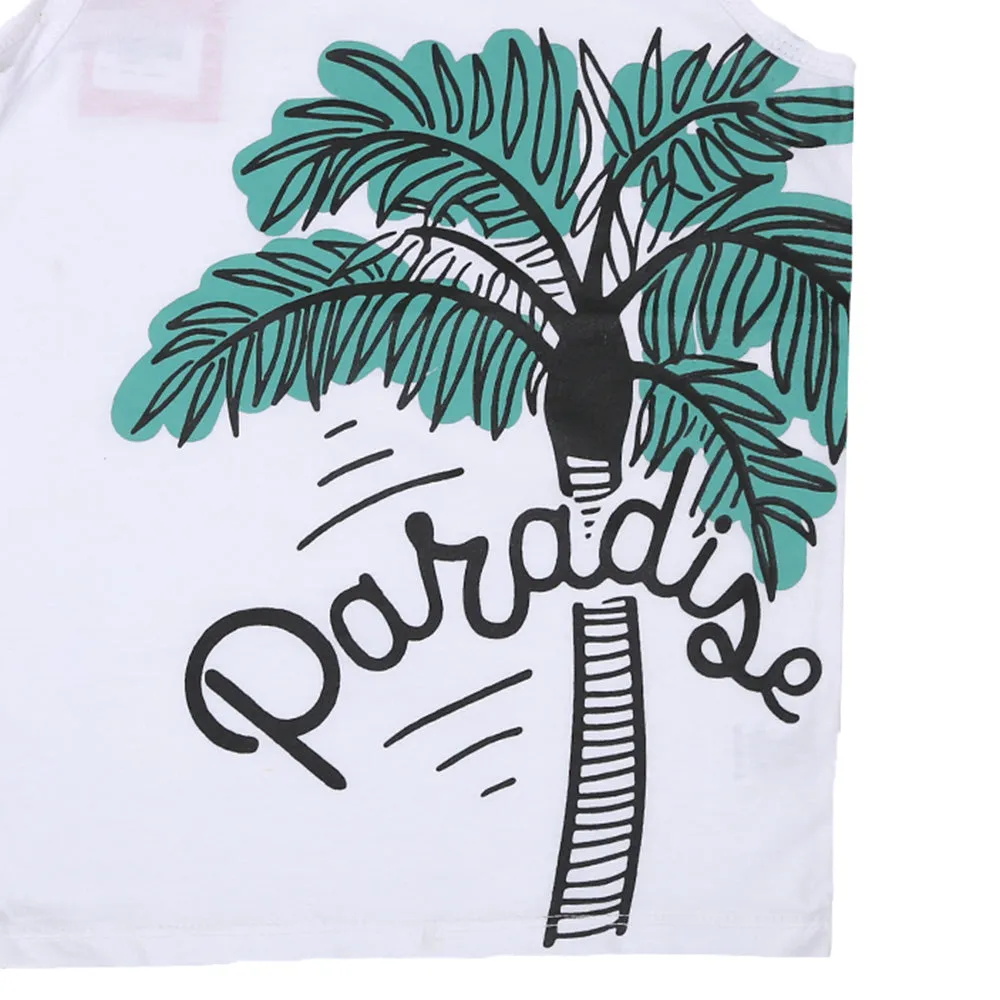 Boys Sando Paradise - White