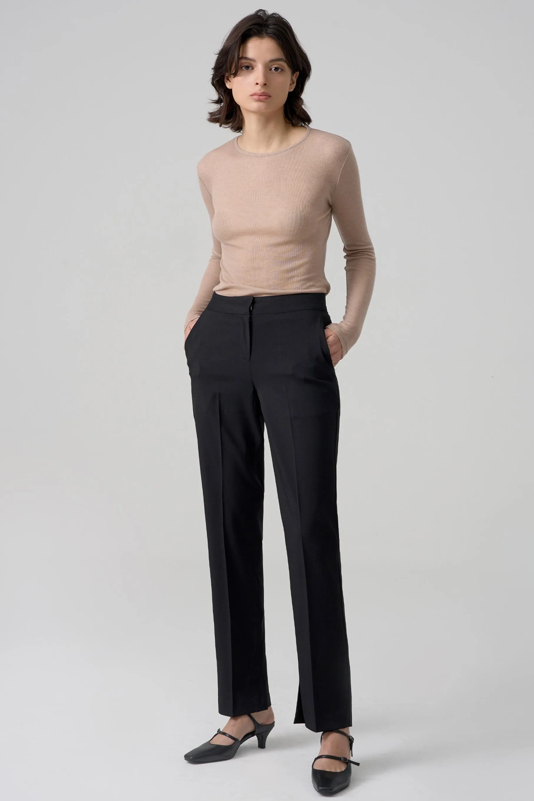 Canoe Slit Trousers