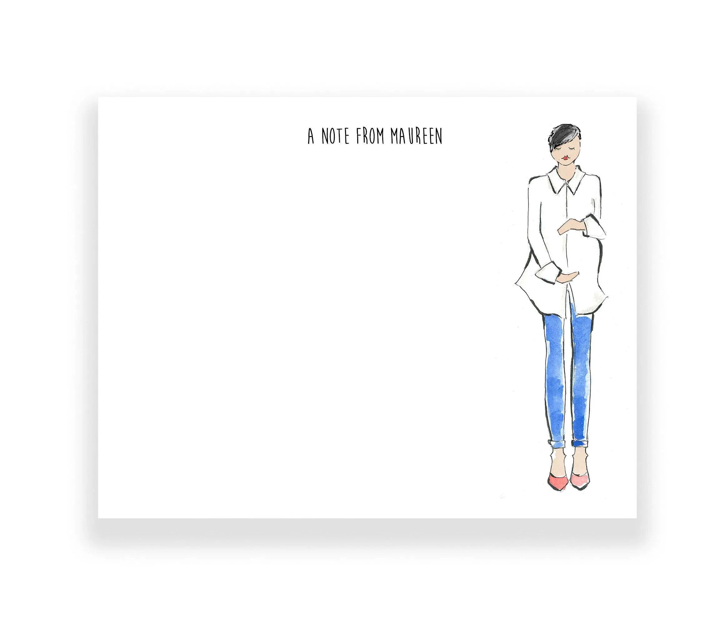 Casual   Cool Mama Personalized Stationery