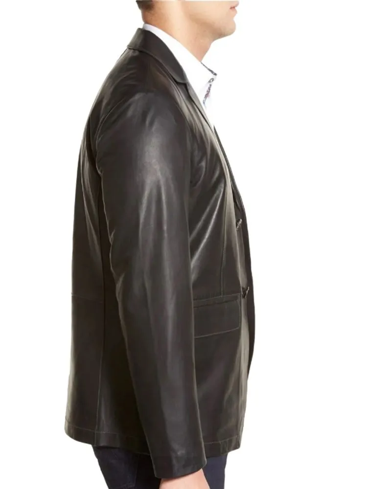 Classic lambskin jacket Missani Le Collezioni, black