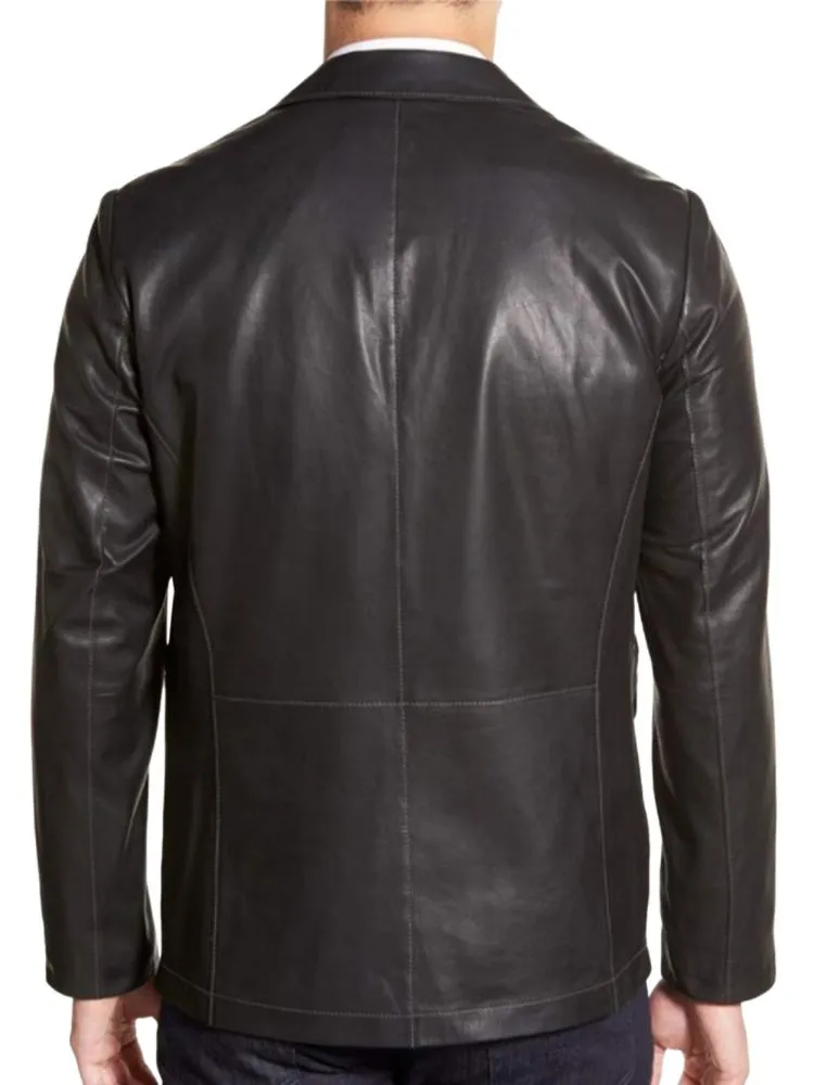 Classic lambskin jacket Missani Le Collezioni, black