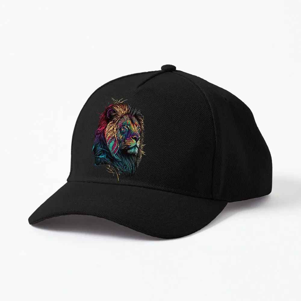 Colorful Lion Eye Catching Cap