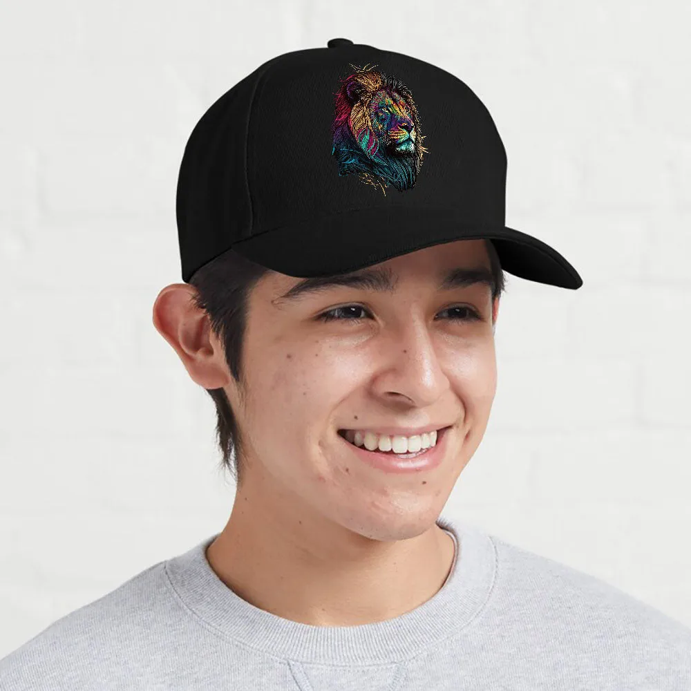 Colorful Lion Eye Catching Cap