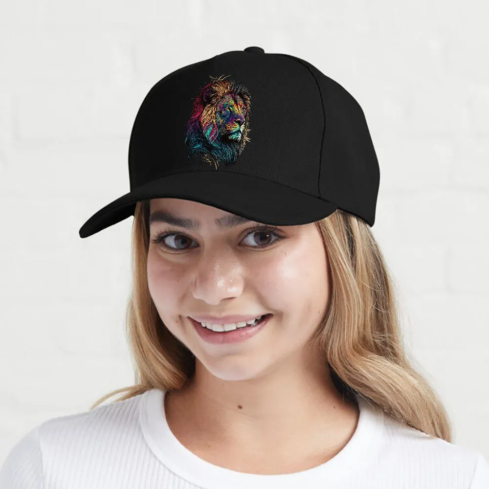 Colorful Lion Eye Catching Cap