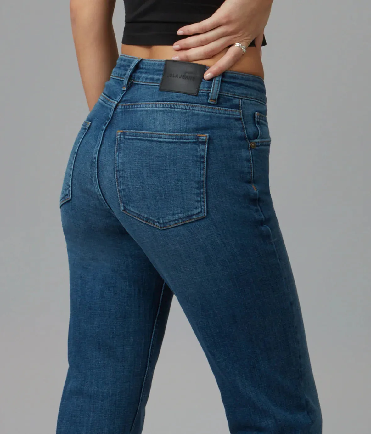 Denver High Rise Straight Jeans