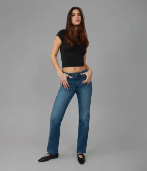 Denver High Rise Straight Jeans