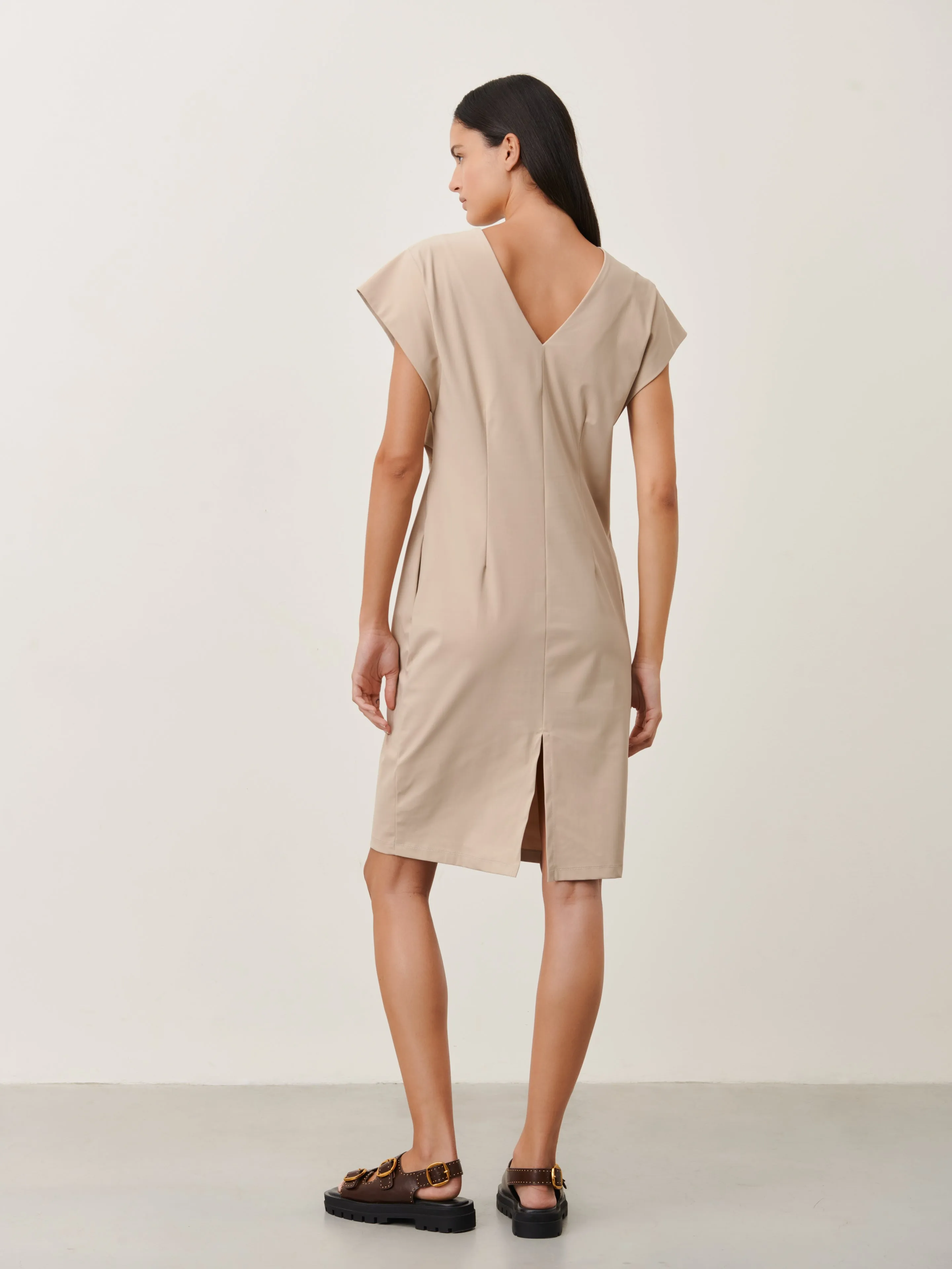 Domina Dress Technical Jersey | Sand