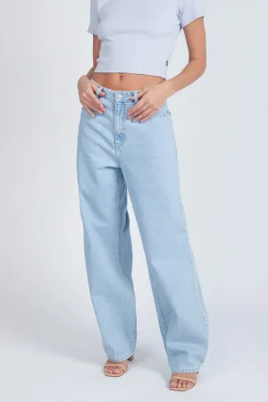 Donna Baggy Jeans - Pebble Superlight Retro