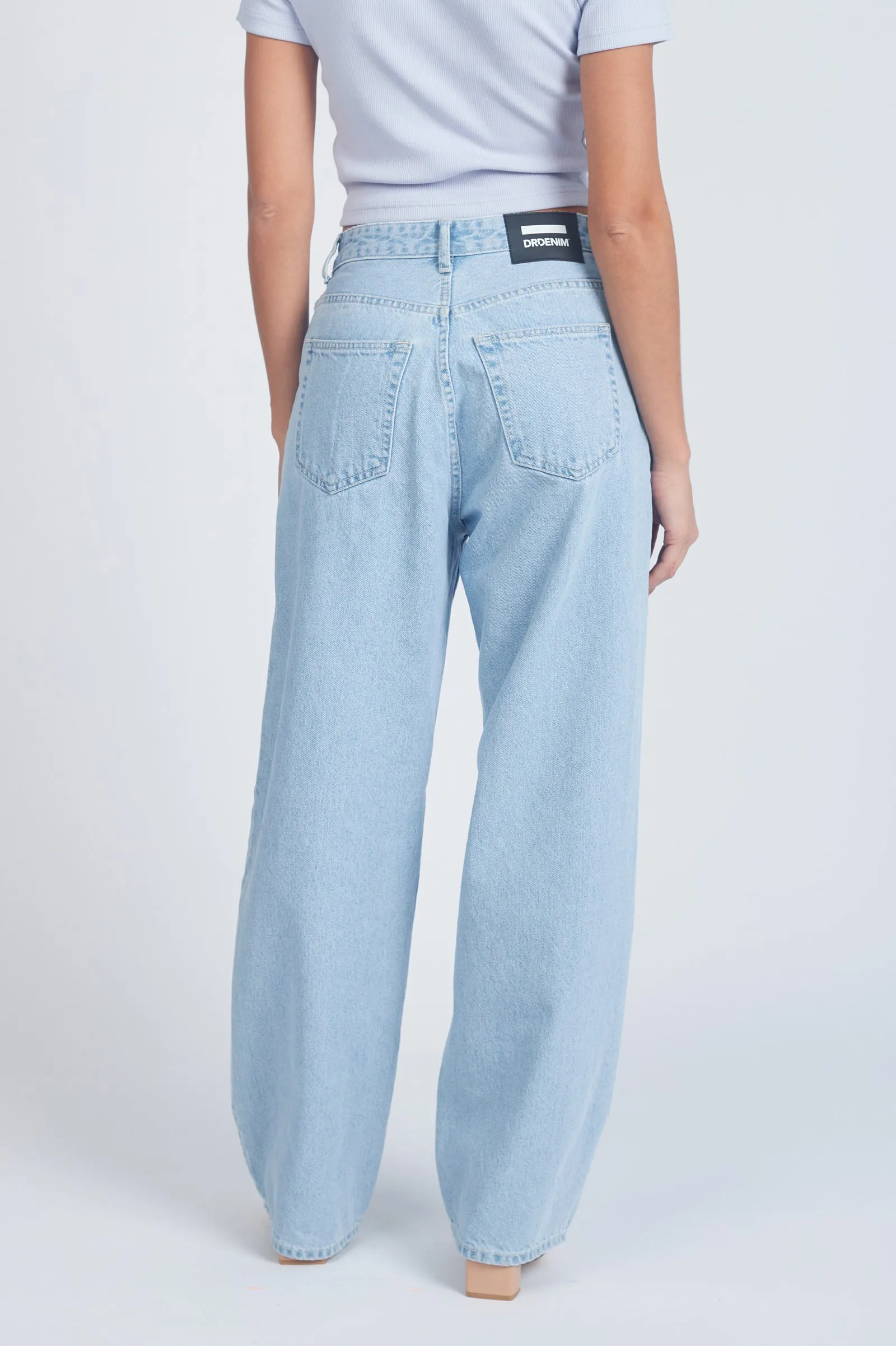 Donna Baggy Jeans - Pebble Superlight Retro