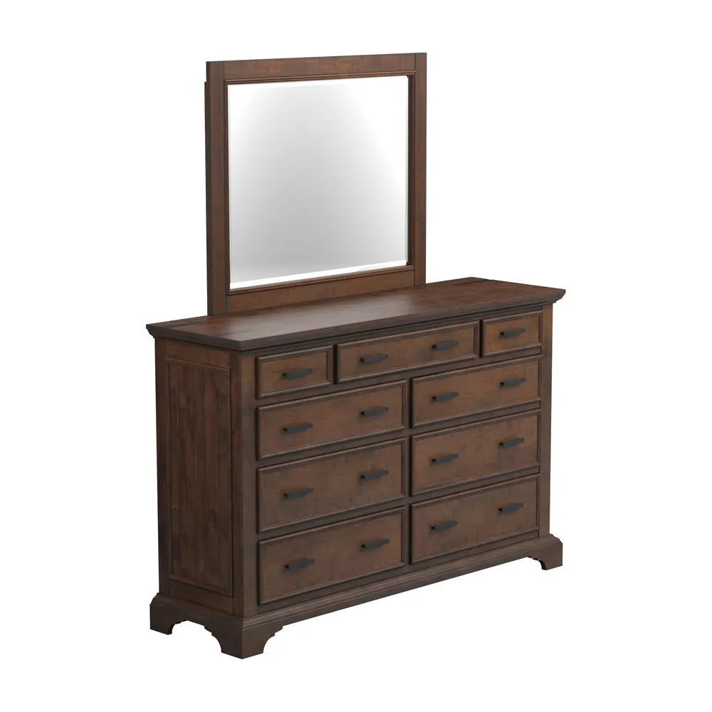 Elk Grove Rustic Nine Drawer Dresser