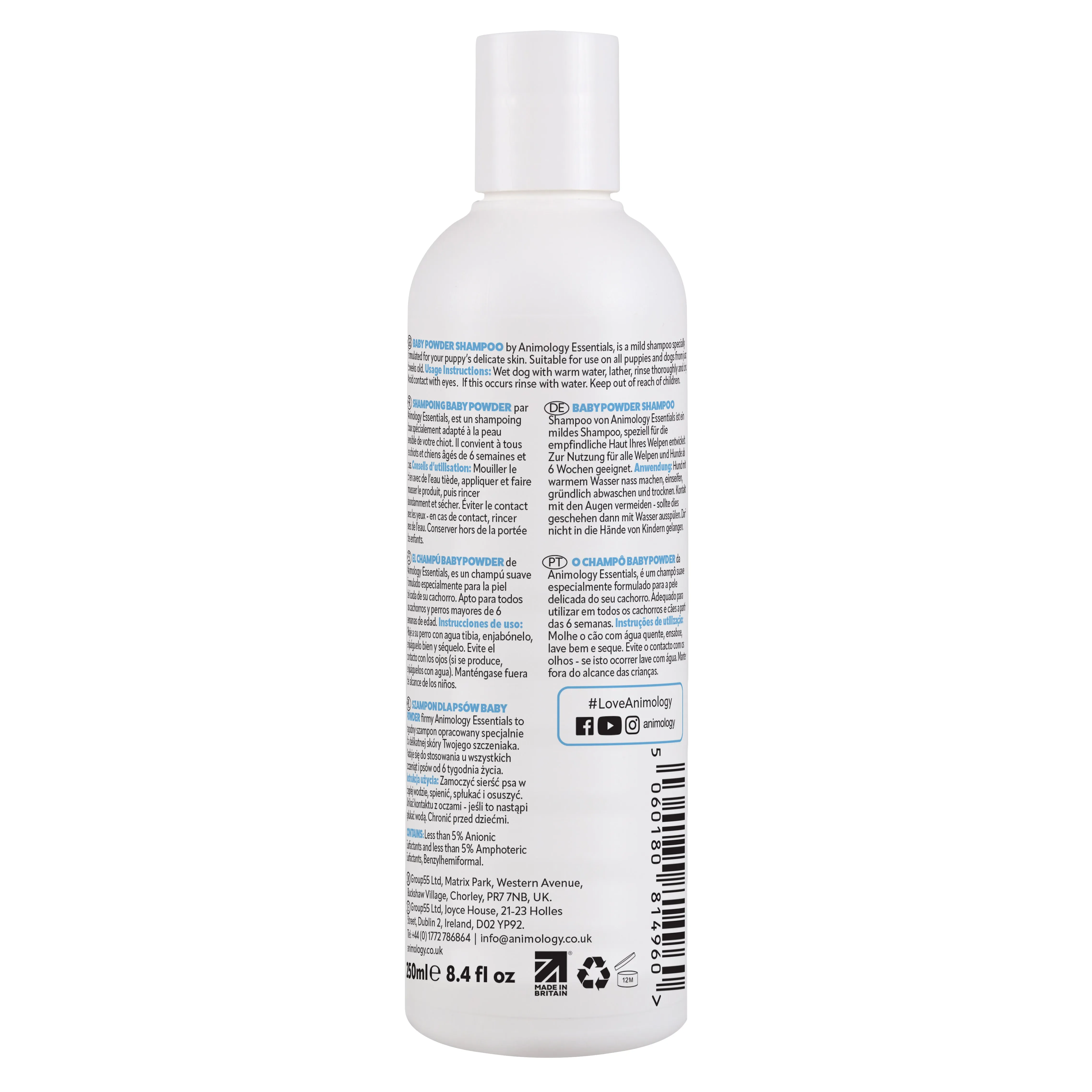 Essentials Baby Powder Shampoo 250ml