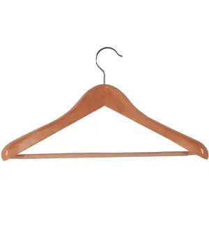 Euro Wood Suit Hanger - Natural