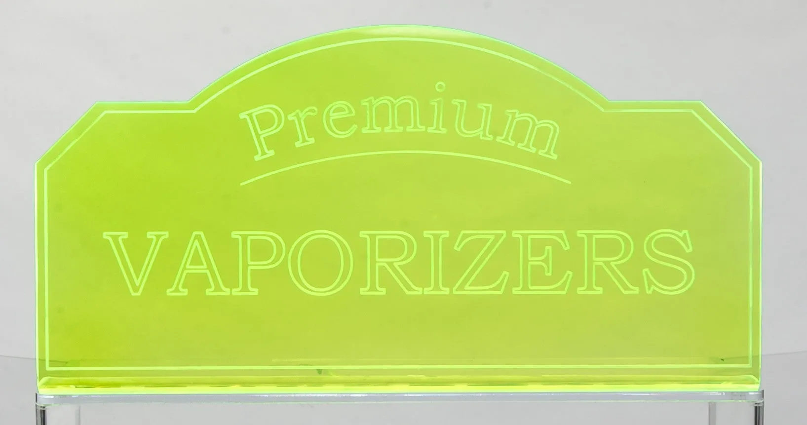 Eye Catching Fluorescent Vaporizor Sign