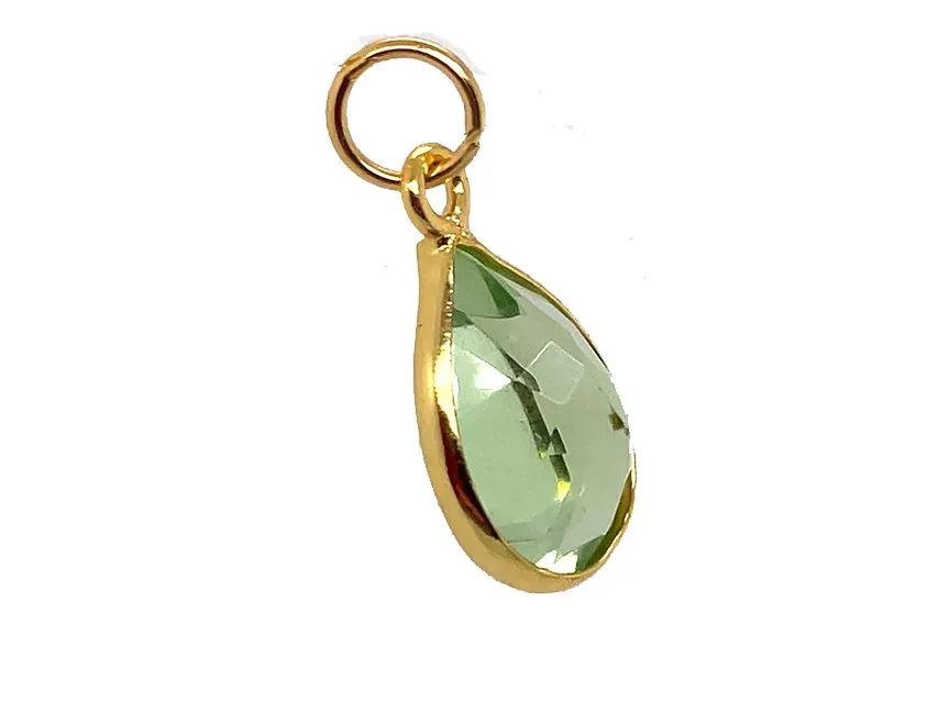 Eye Catching Teardrop | Green Quartz