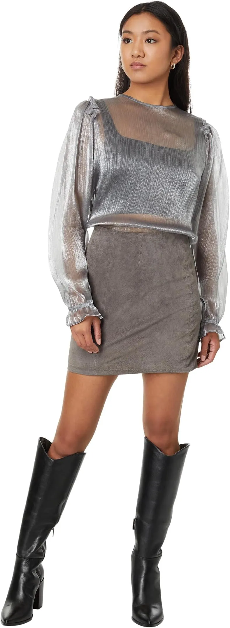 Freya Frost Free People Top, Silver