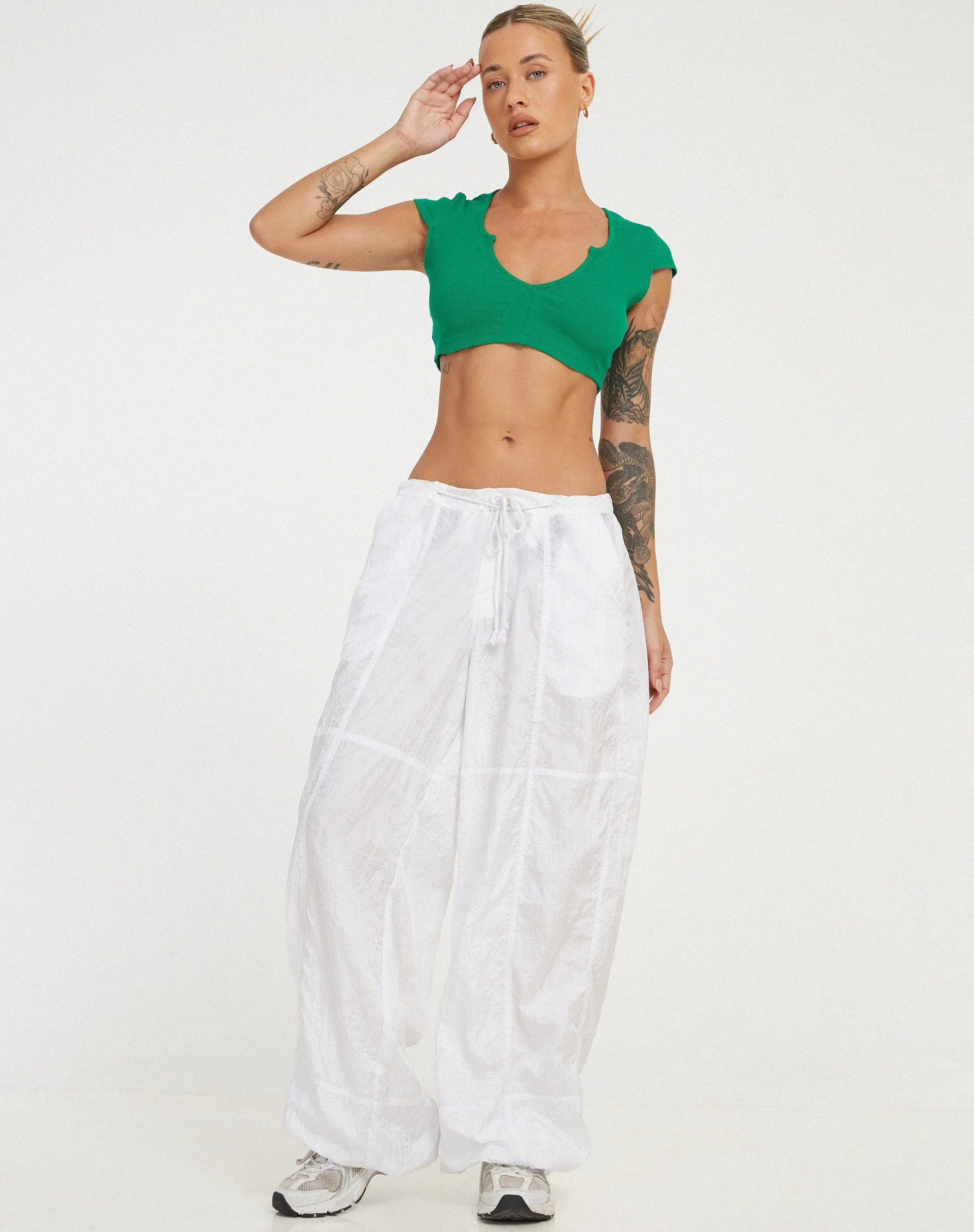 Guanna Crop Top in Green