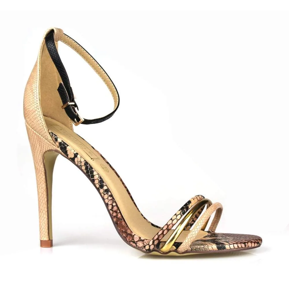 High Heel Ankle Strap Sandal