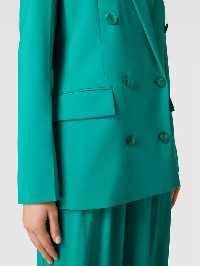 Jacket with double-breasted button placket, model "GIACCA" Patrizia Pepe, green