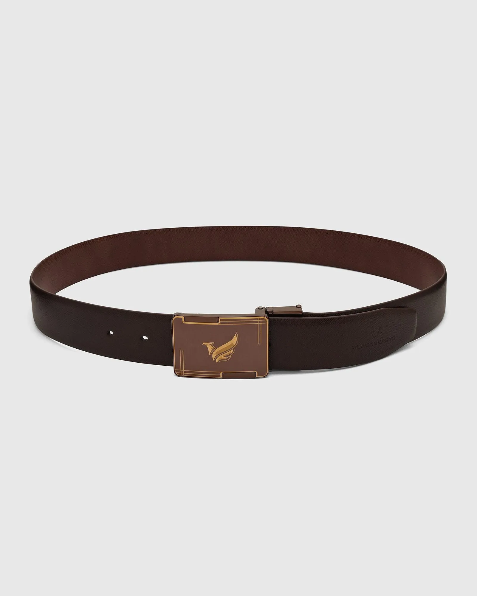 Leather Reversible Brown & Tan Solid Belt - Ulron