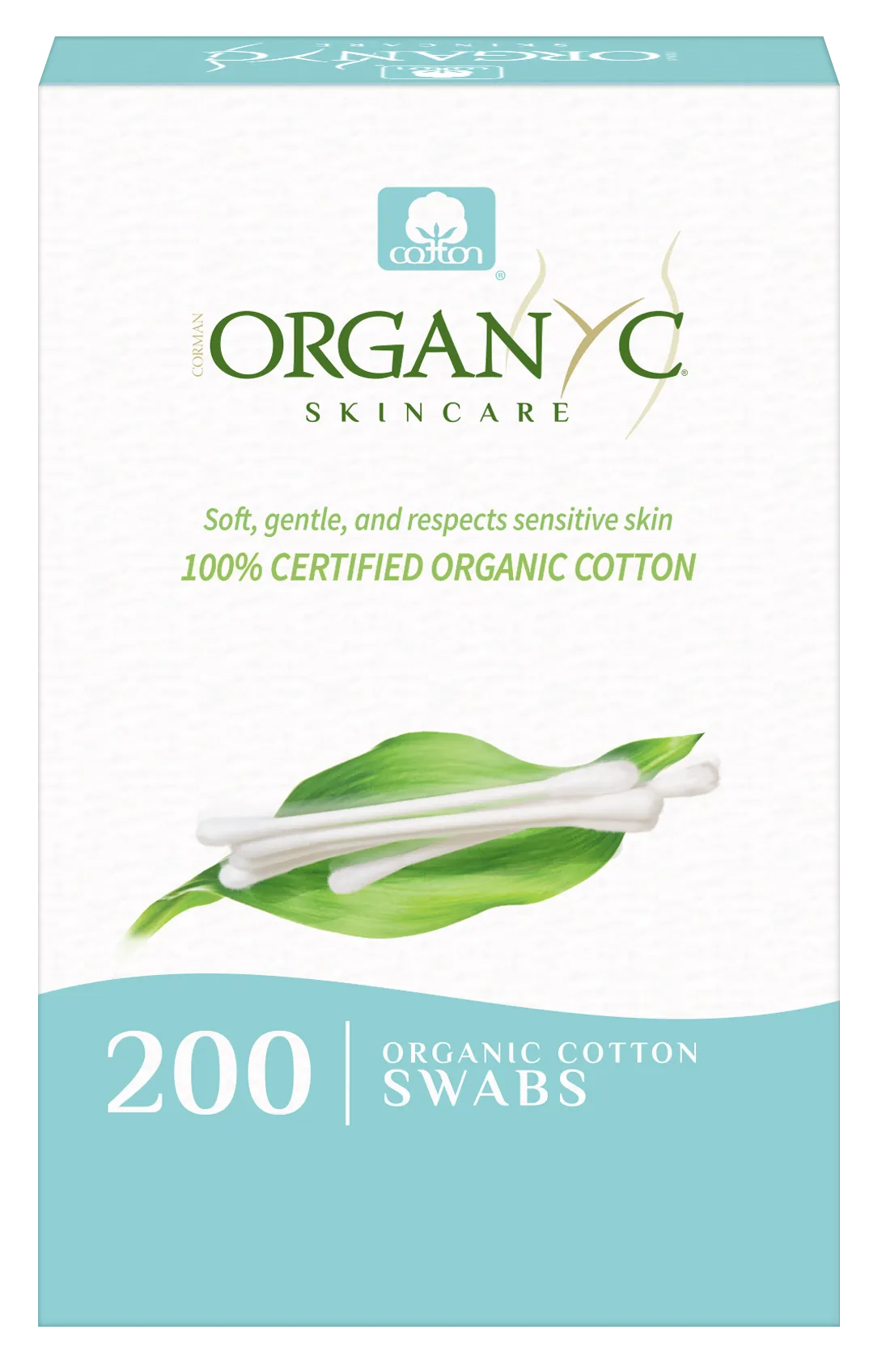 Organyc Cotton Swabs (200 ct)