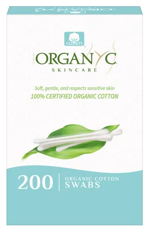 Organyc Cotton Swabs (200 ct)