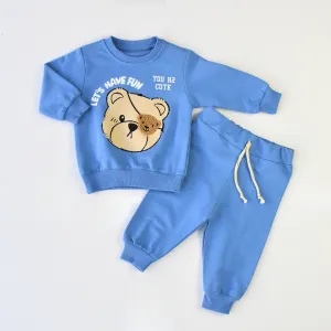 Pirate Bear Cotton Joggers Set