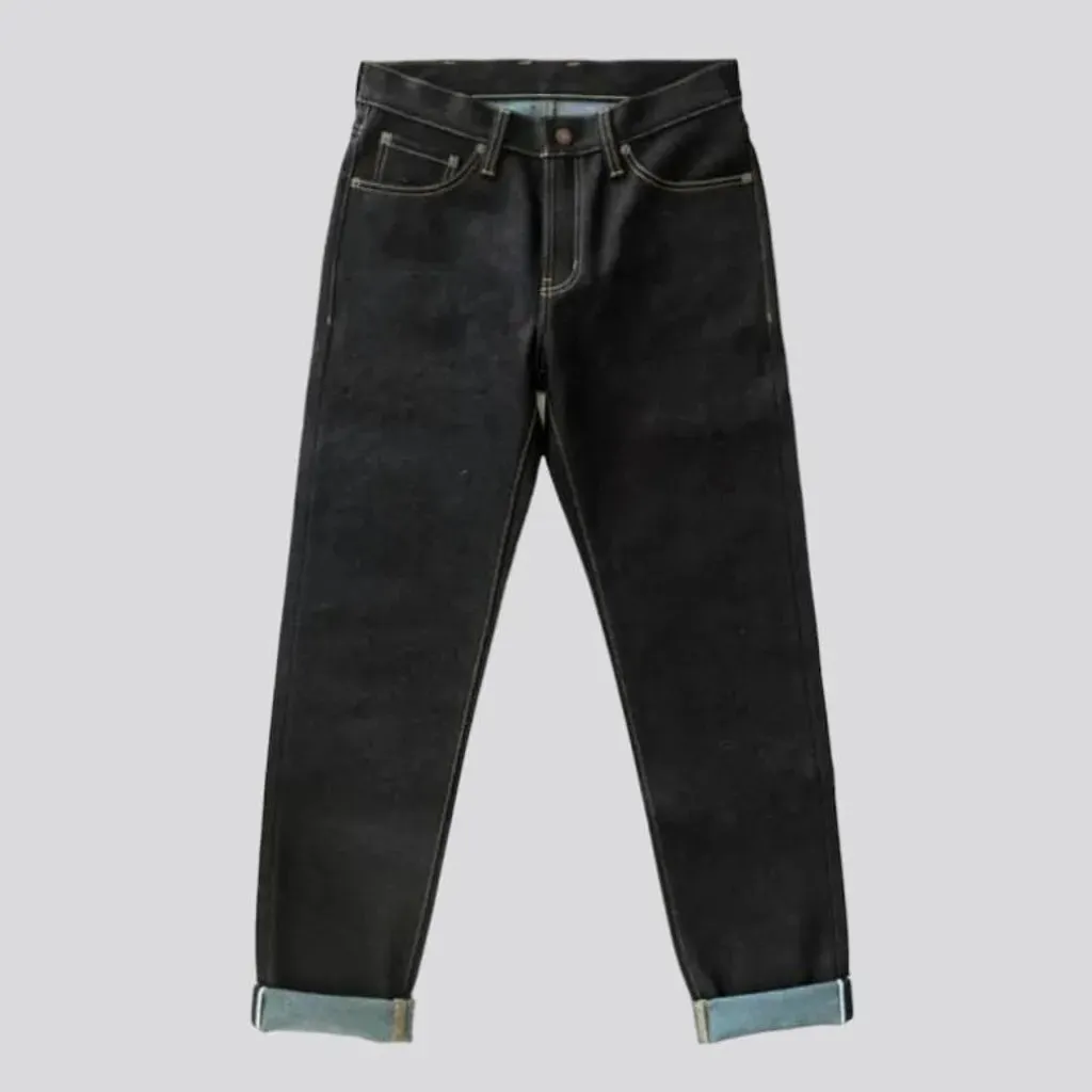 Rainbow-cast men's selvedge jeans