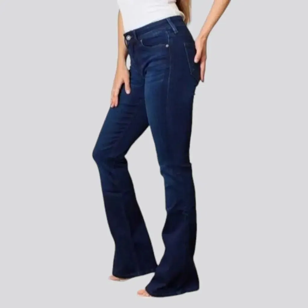 Sanded women's jeans