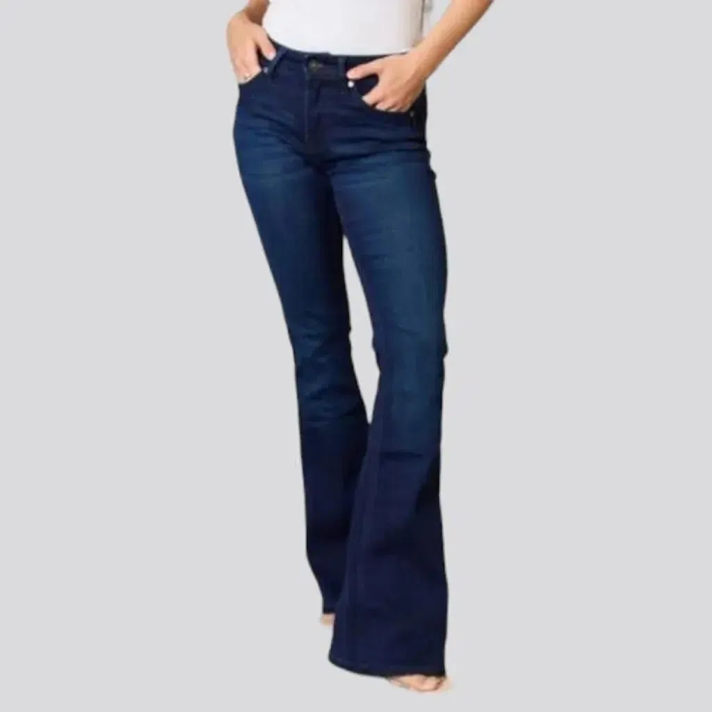 Sanded women's jeans