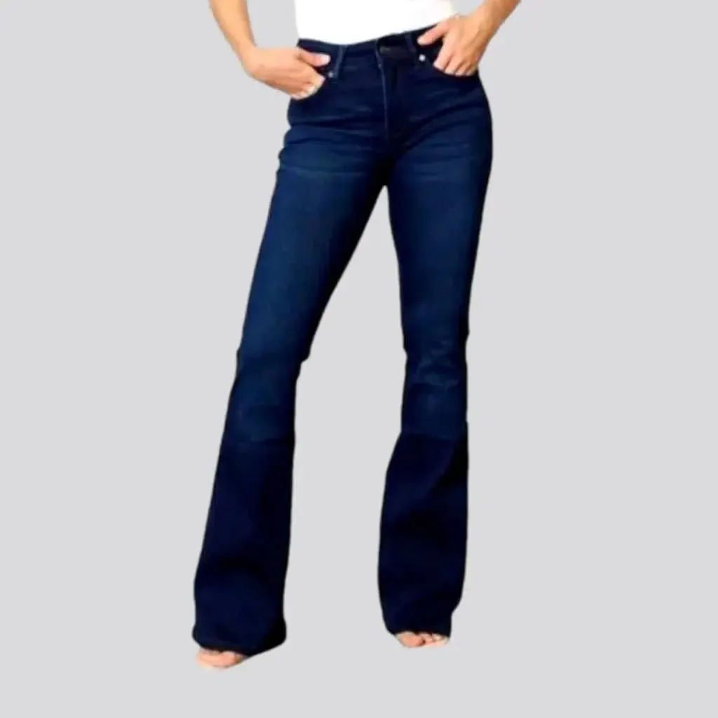 Sanded women's jeans