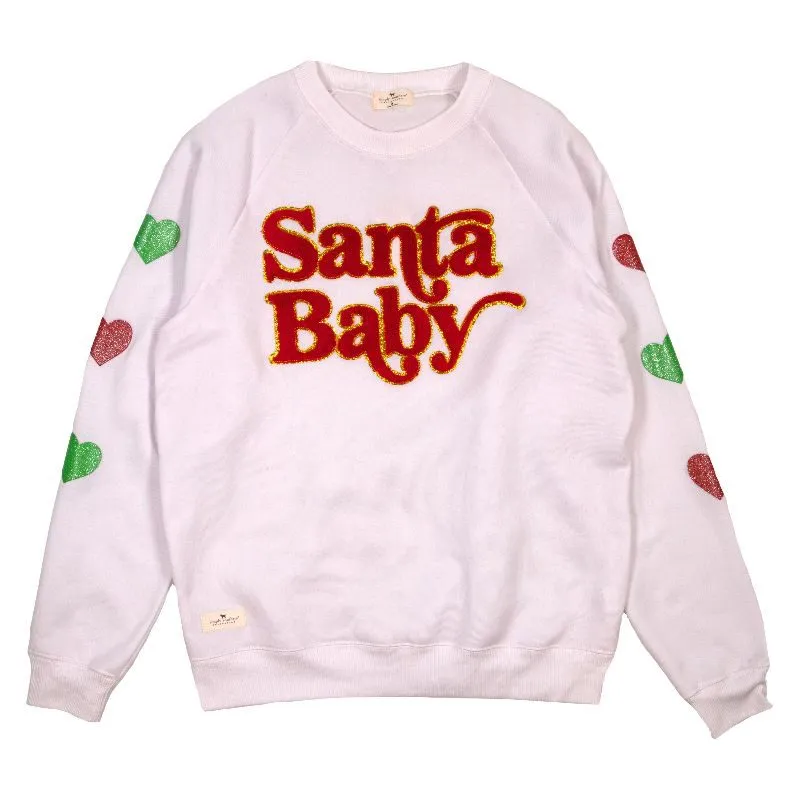 'Santa Baby' Sparkle Crewneck by Simply Southern