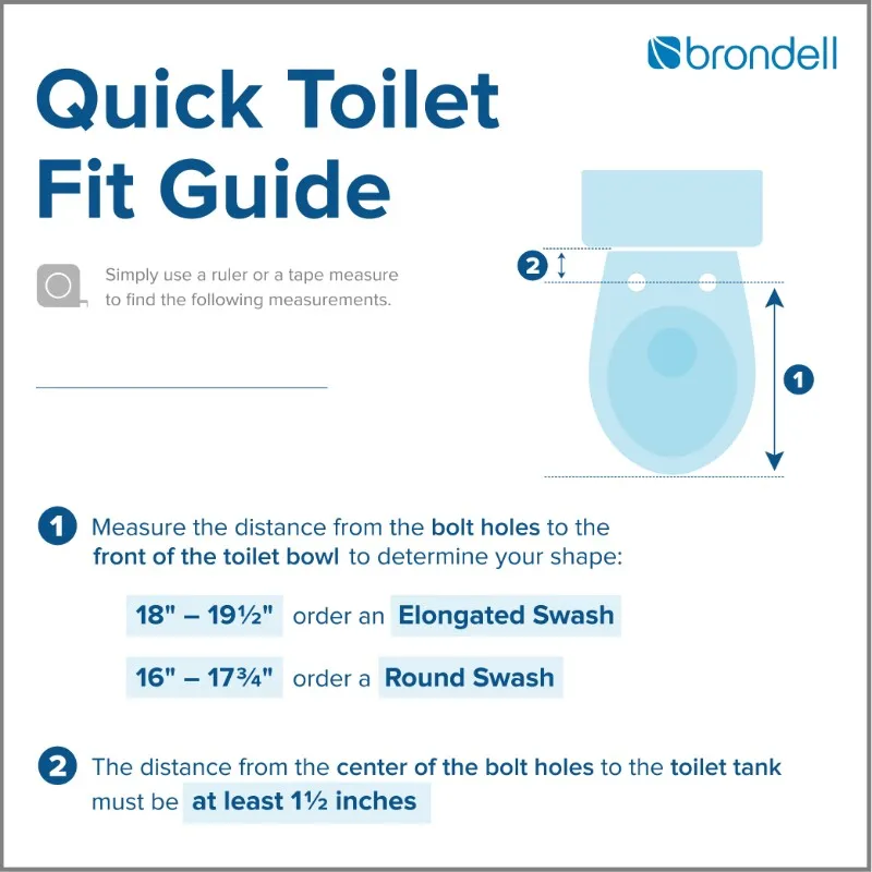 Swash Advanced Round Bidet Seat with Wireless Remote Control in White