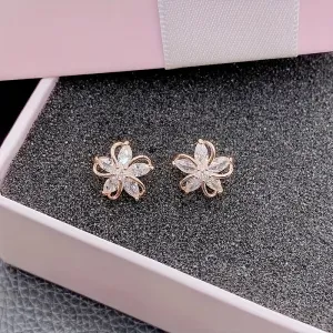 Trendy and Versatile Floral Earrings