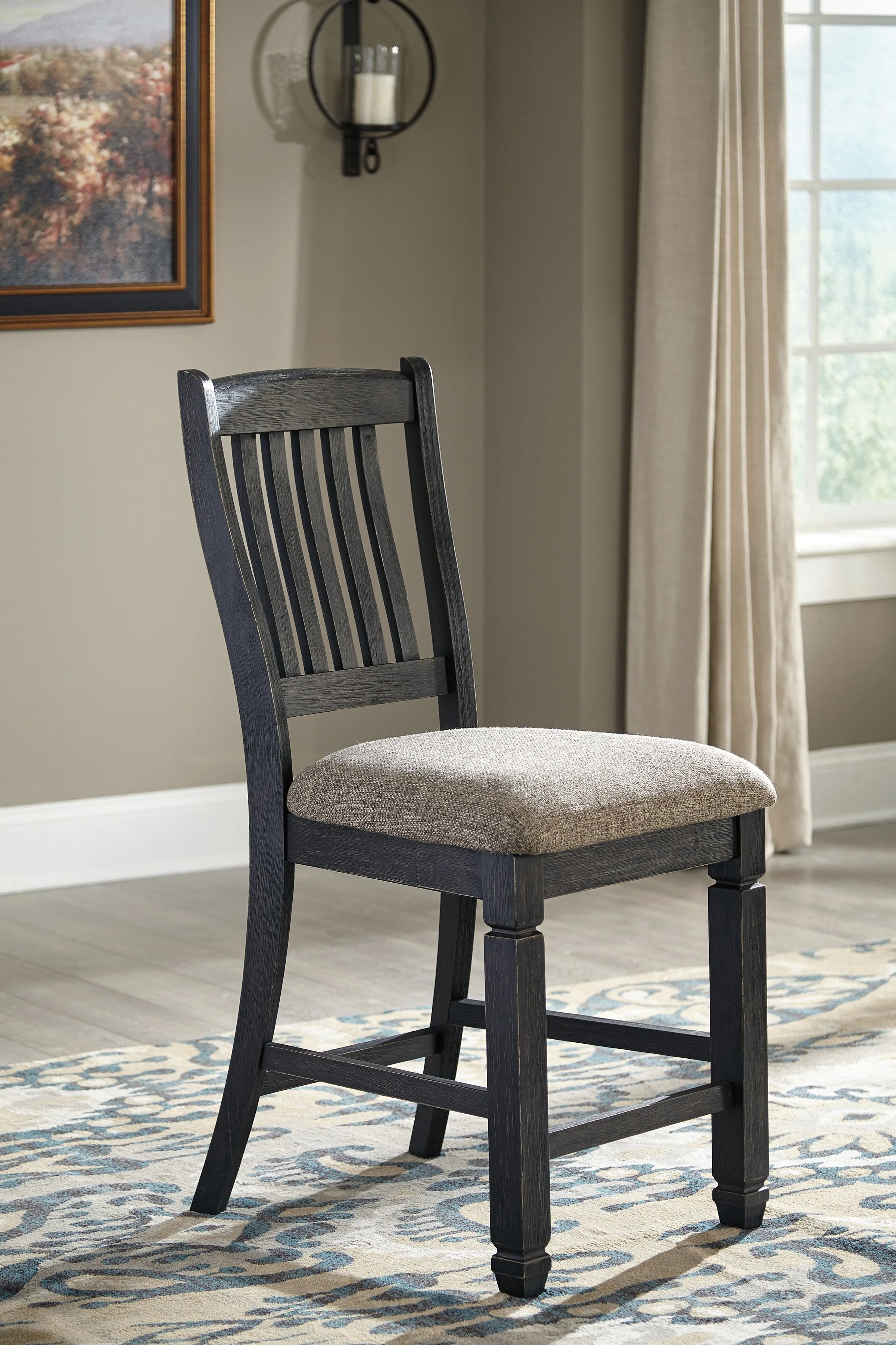 Tyler Creek Black-Gray Dining Room Set