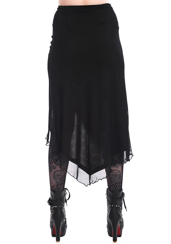 Umbra | MESH RUCHED SKIRT