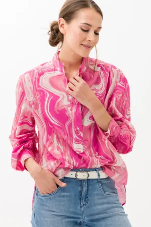 VIV PRINTED BLOUSE - FLUSH