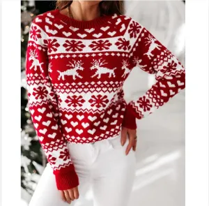 Winter Christmas Sweaters Long Sleeve