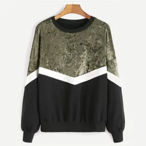 Women Drop Shoulder Casual Pullovers Tops